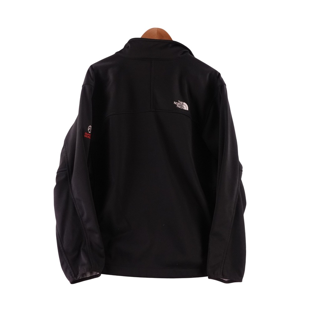 The North Face Mens Large Summit Series Windstopper Jacket Black Softshell Zip - Picture 2 of 11